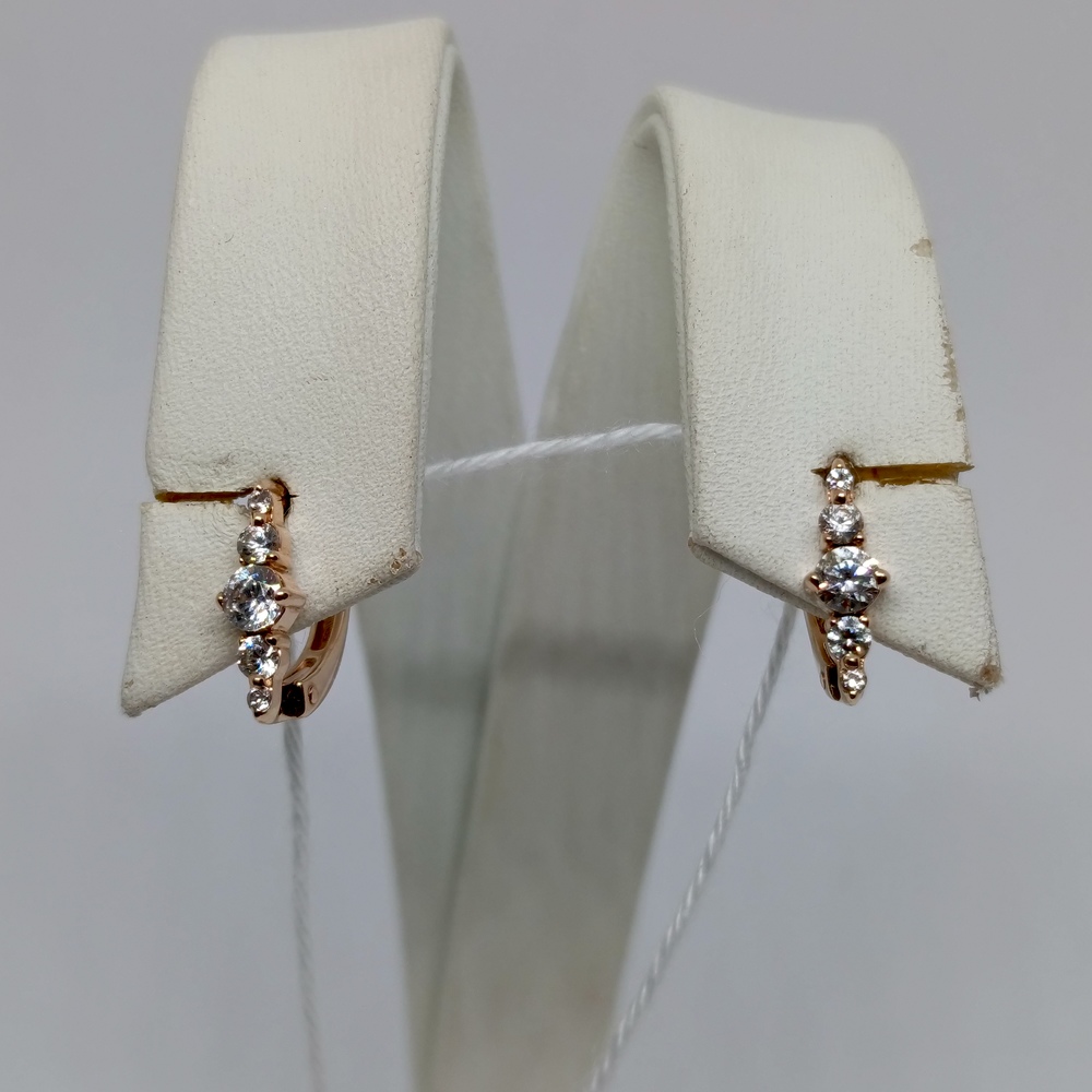 СЕРЬГИ С КАМНЯМИ (Au 585)