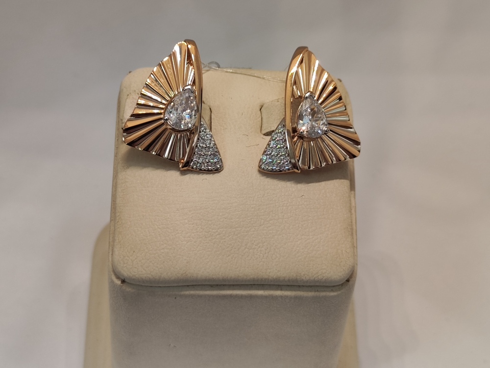 СЕРЬГИ С КАМНЯМИ (Au 585)