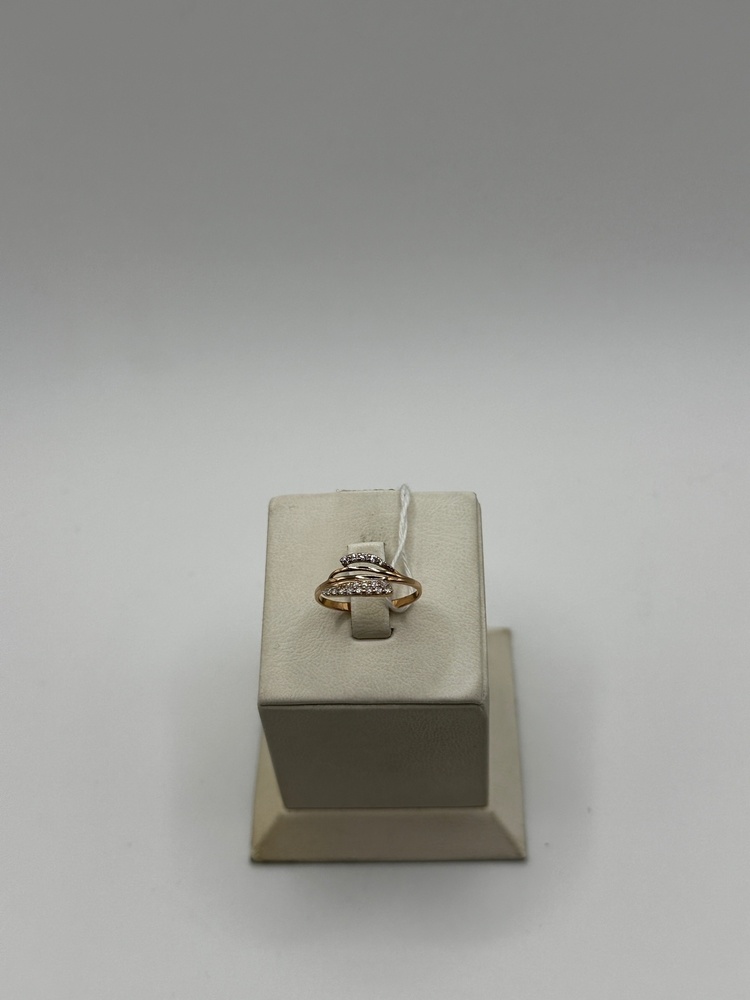 КОЛКМИ585 КОЛЬЦО С КАМНЯМИ (Au 585)