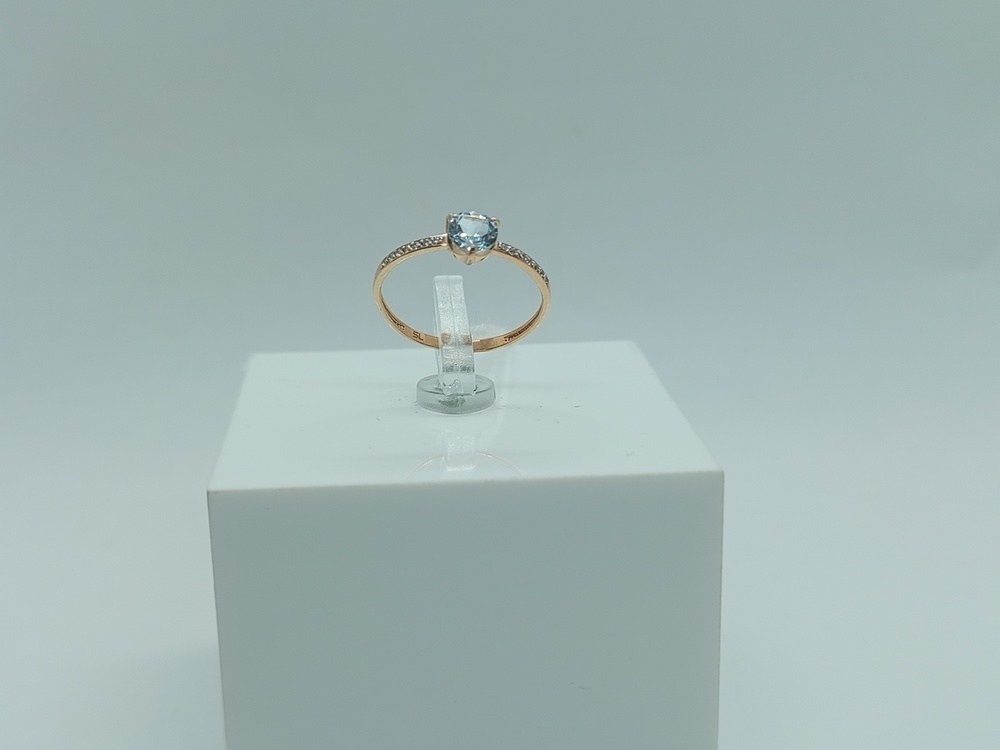 КОЛКМИ585 КОЛЬЦО С КАМНЯМИ (Au 585)