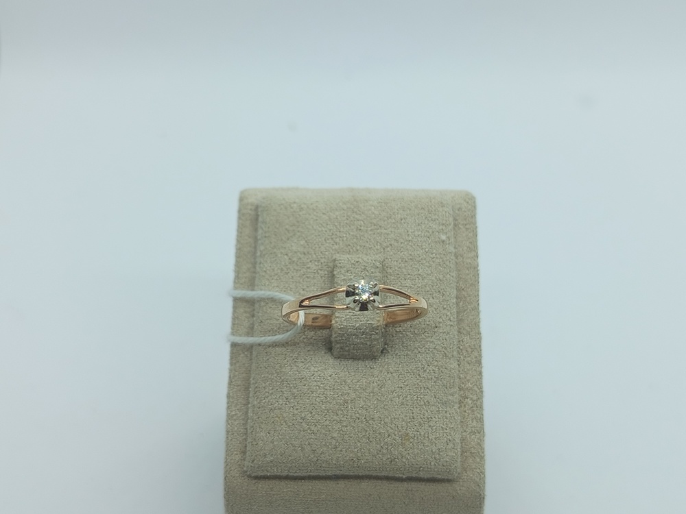 КОЛЬЦО БРИЛЛИАНТ Au 585