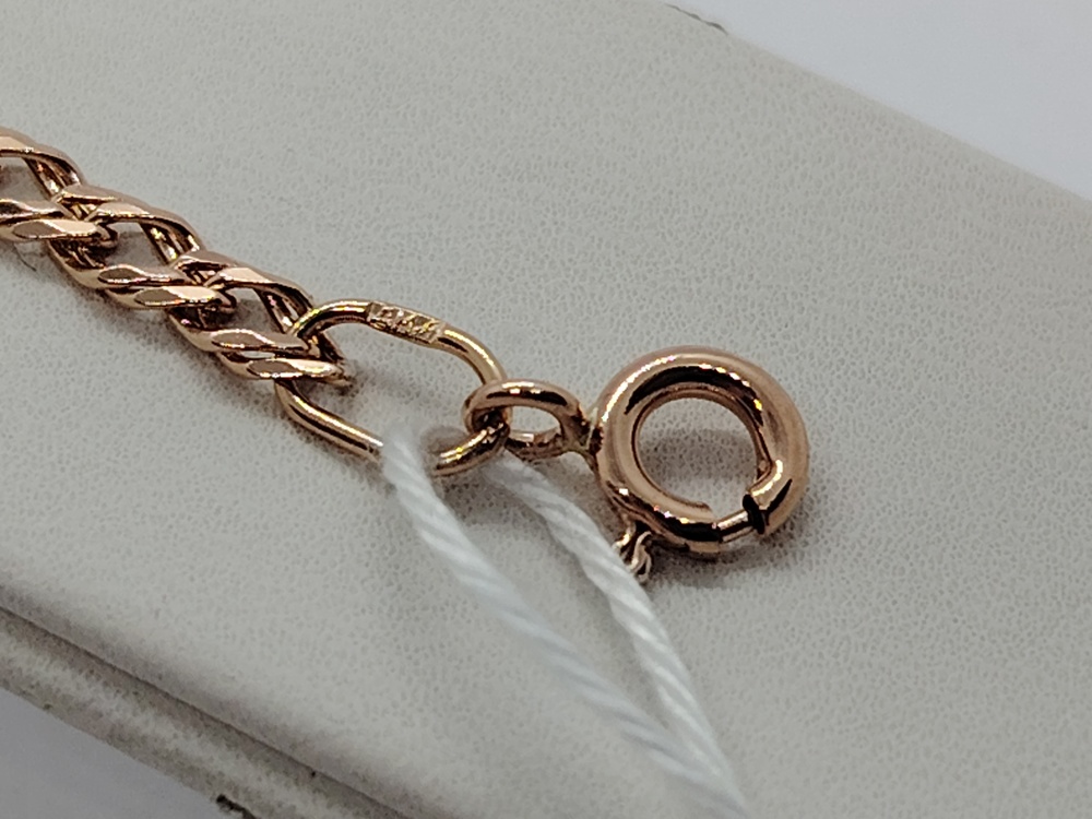 БЛБ585 БРАСЛЕТ ПОЛНОВЕСНЫЙ Бисмарк (Au 585)