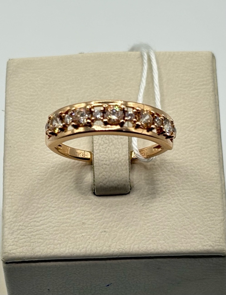 КОЛКМИ585 КОЛЬЦО С КАМНЯМИ (Au 585)