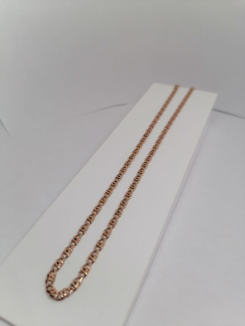 ЦЕПЬ ПОЛНОВЕСНАЯ Птичий глаз(глаз пантеры) (Au 585)