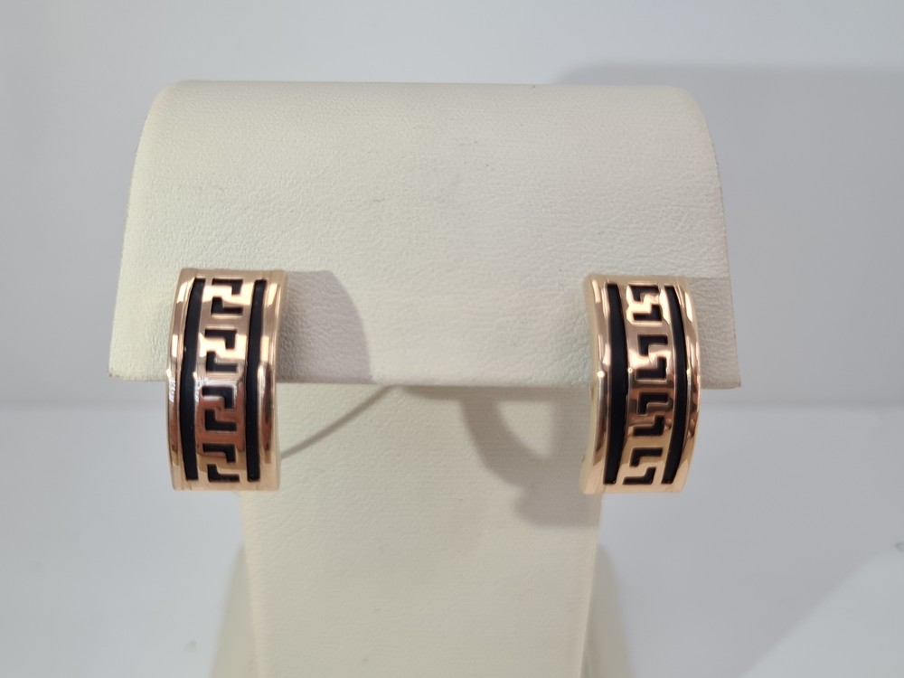 02294К СЕРЬГИ КАУЧУК (Au 585)