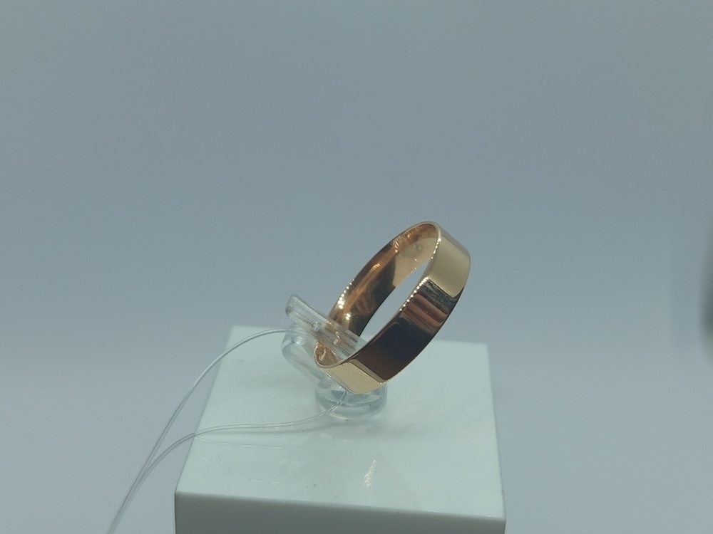 КОЛЬЦО ОБРУЧАЛЬНОЕ без камня (Au 585)