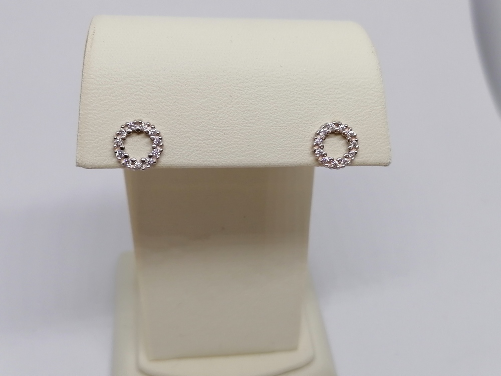 СЕРЬГИ ПУСЕТЫ с камнями (Au 585)