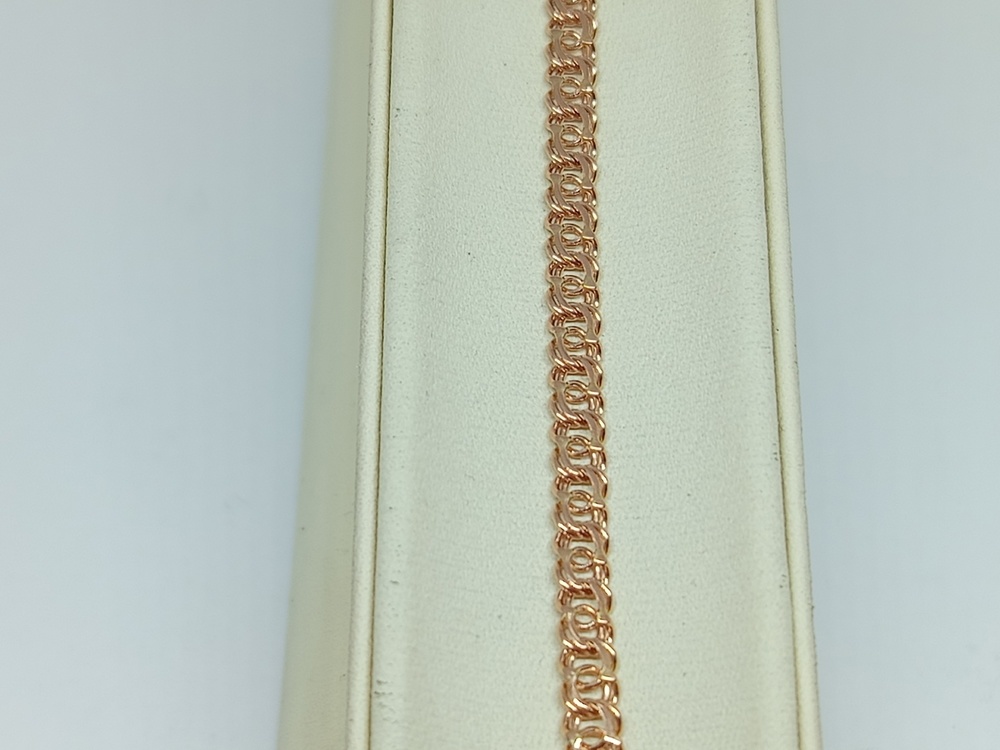 БРАСЛЕТ ПОЛНОВЕСНЫЙ Бисмарк арбский (Au 585)