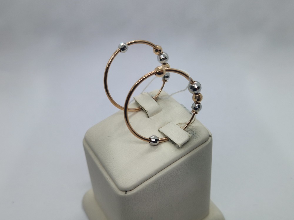 СЕРЬГИ КОНГО без камня (Au 585)