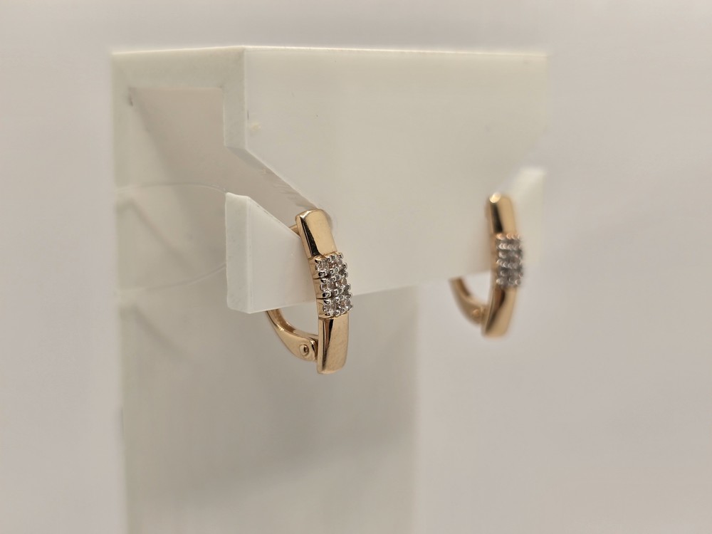 СЕРЬГИ С КАМНЯМИ (Au 585)