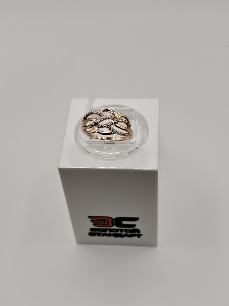 КОЛКМИ585 КОЛЬЦО С КАМНЯМИ (Au 585)