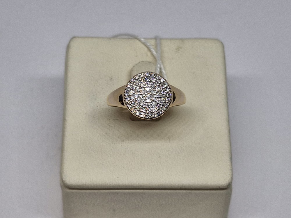 КОЛКМИ585 КОЛЬЦО С КАМНЯМИ (Au 585)