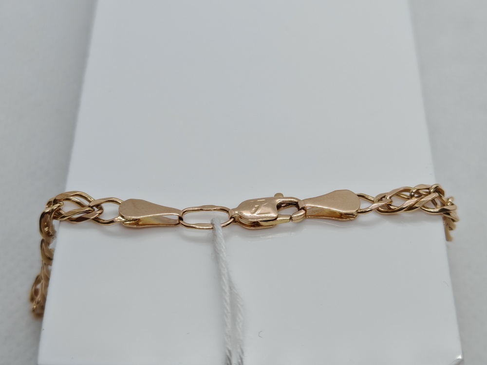 ЦЕПЬ ПОЛНОВЕСНАЯ Ромб двойной (Au 585)