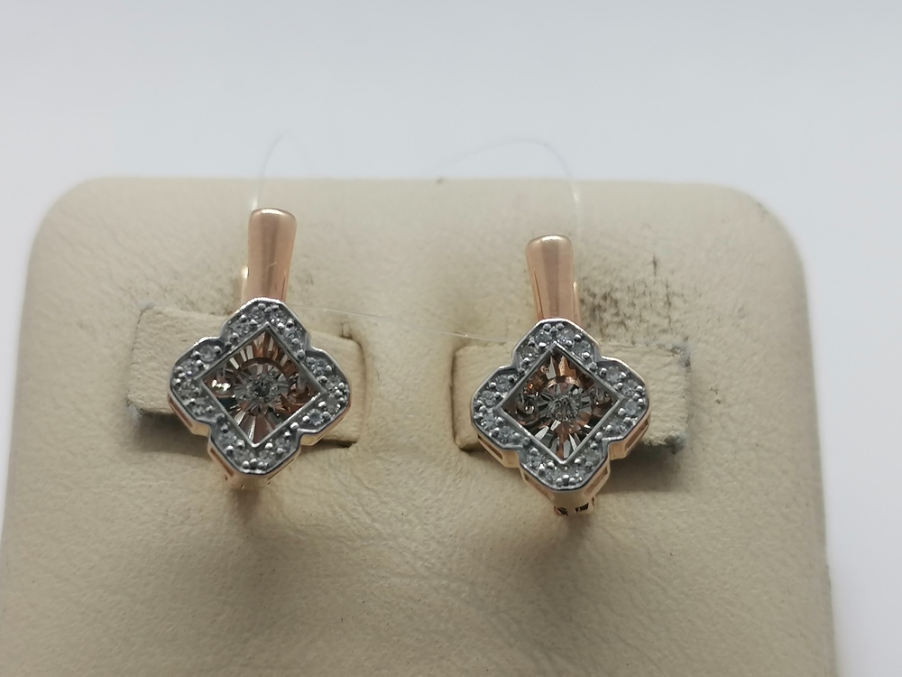 СЕРЬГИ БРИЛЛИАНТ (Au 585)