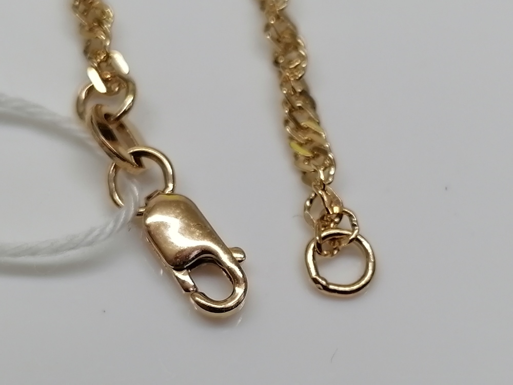 БРАСЛЕТ ПОЛНОВЕСНЫЙ Сингапур Au 585