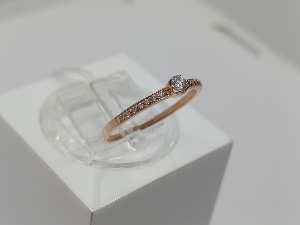 КОЛКМИ585 КОЛЬЦО С КАМНЯМИ (Au 585)