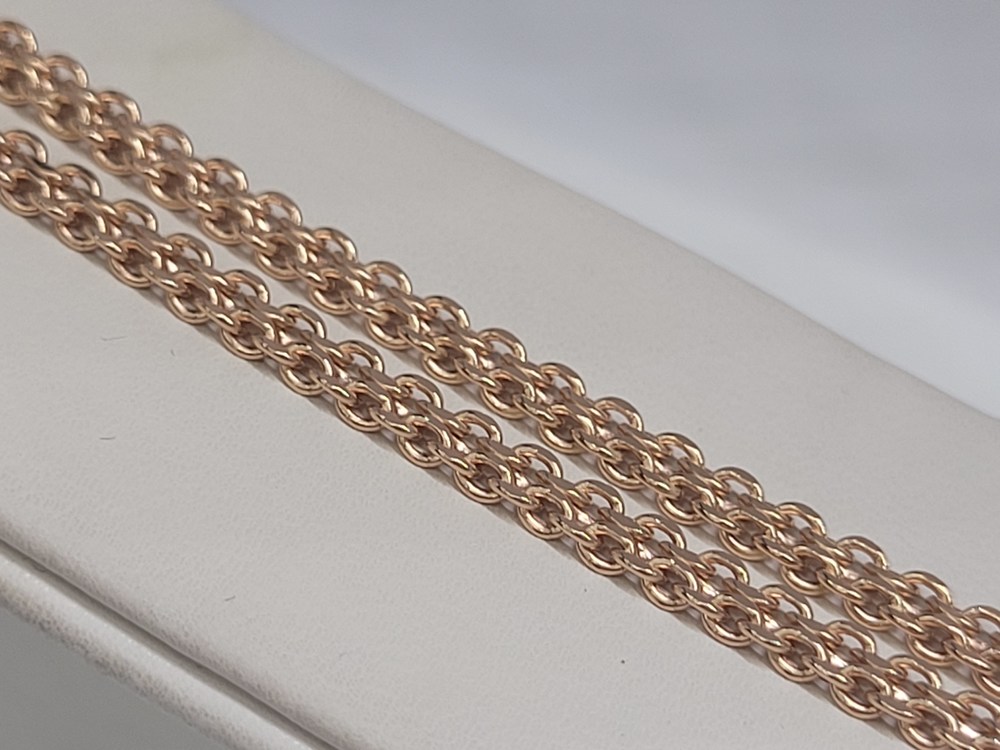 8050202П-60 ЦЕПЬ ПУСТОТЕЛАЯ Бисмарк машинный (Au 585)