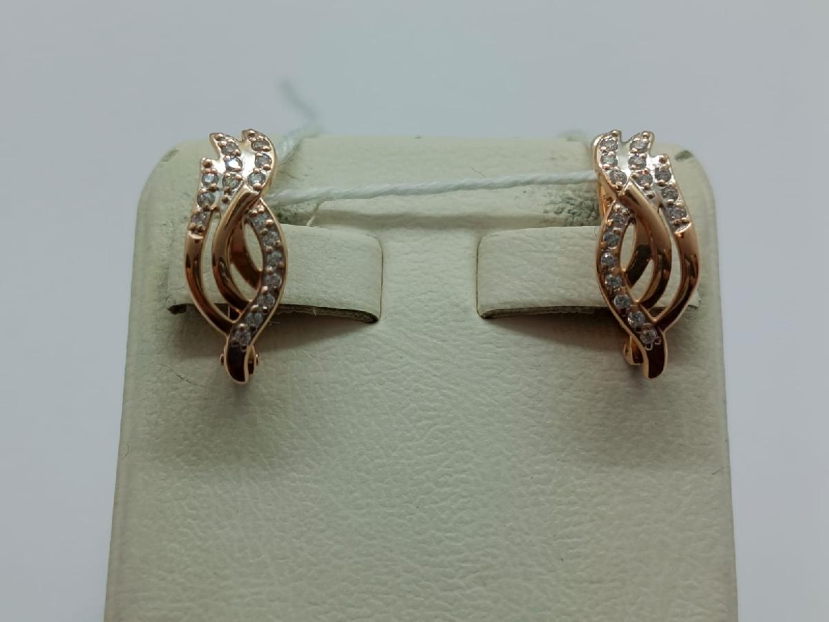 СЕРЬГИ С КАМНЯМИ (Au 585)