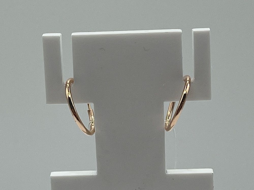 СЕРЬГИ КОНГО без камня (Au 585)