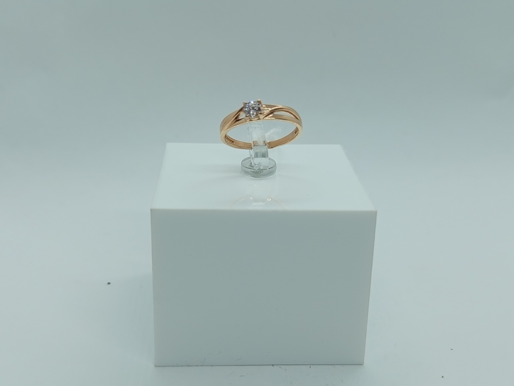 КОЛКМ585 КОЛЬЦО С КАМНЕМ (Au 585)