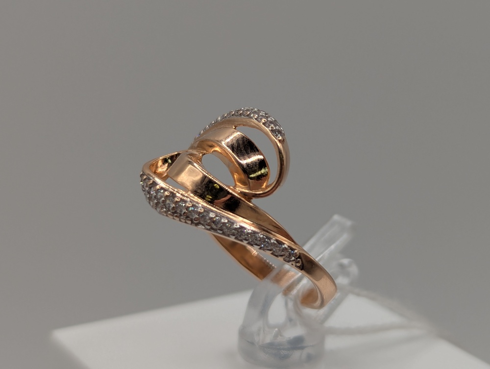 КОЛКМИ585 КОЛЬЦО С КАМНЯМИ (Au 585)