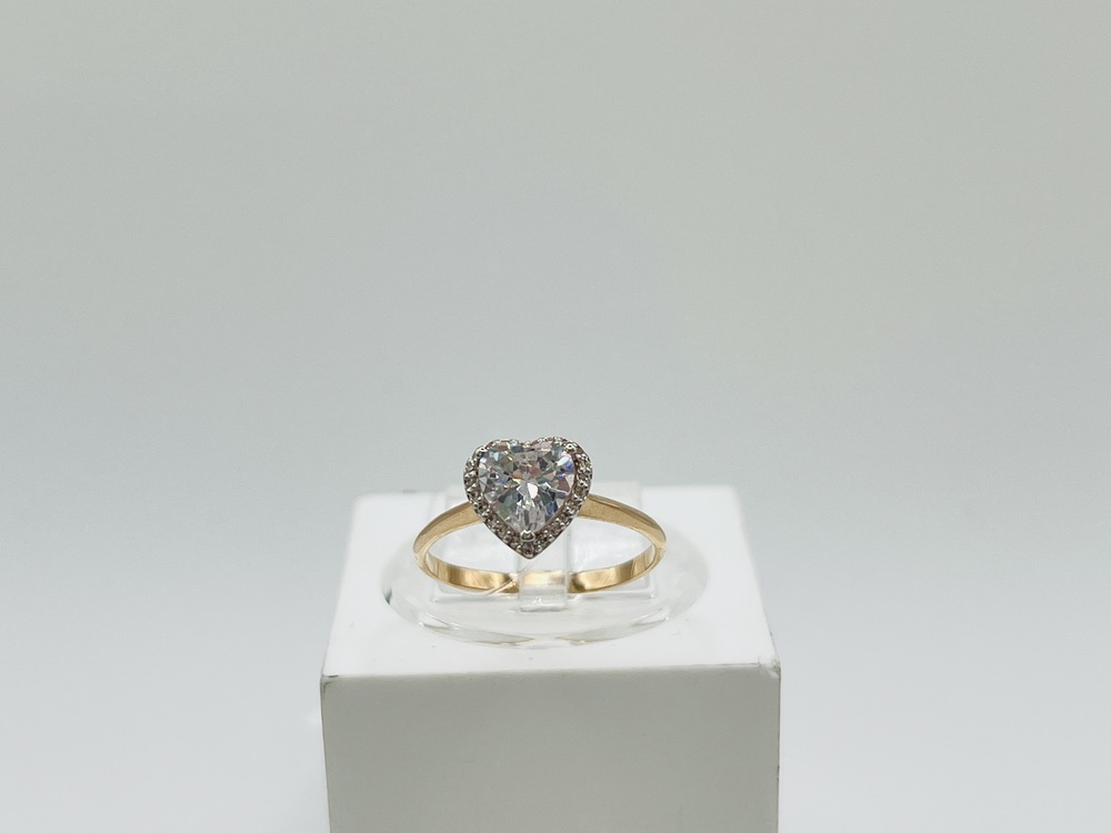 КОЛЬЦО С КАМНЯМИ (Au 585)