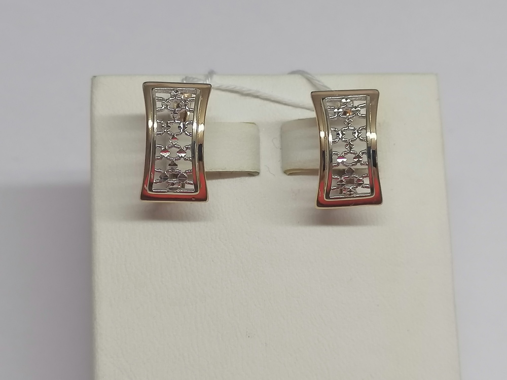 СЕРЬГИ БЕЗ КАМНЯ (Au 585)