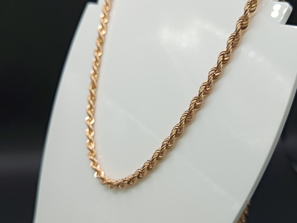 ЦЛВР585 ЦЕПЬ ПОЛНОВЕСНАЯ Веревка (Au 585)