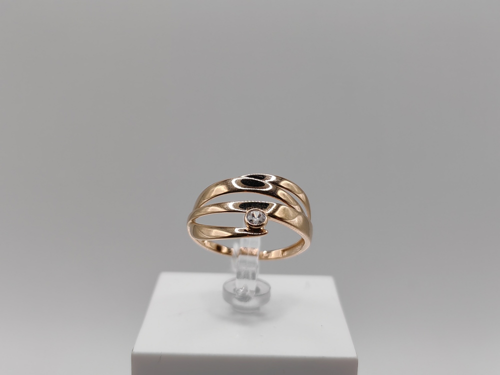 КОЛКМ585 КОЛЬЦО С КАМНЕМ (Au 585)