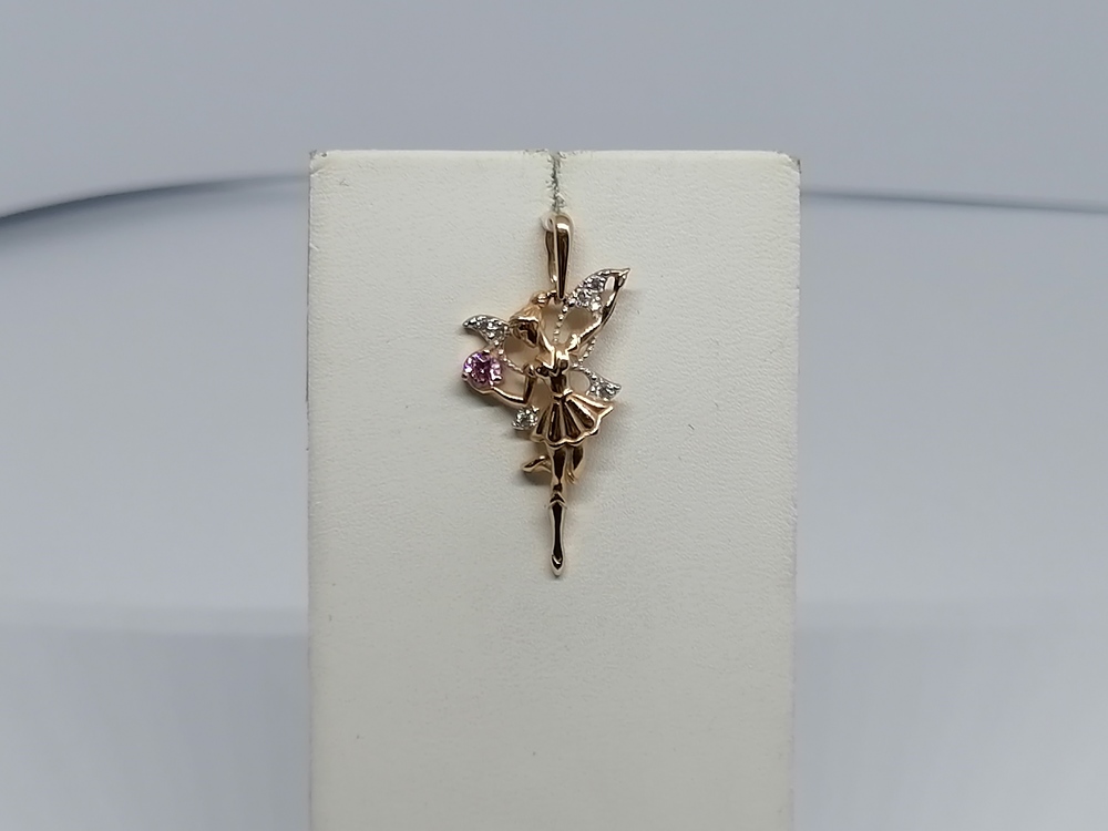 ПОДВЕСКА С КАМНЯМИ (Au 585)