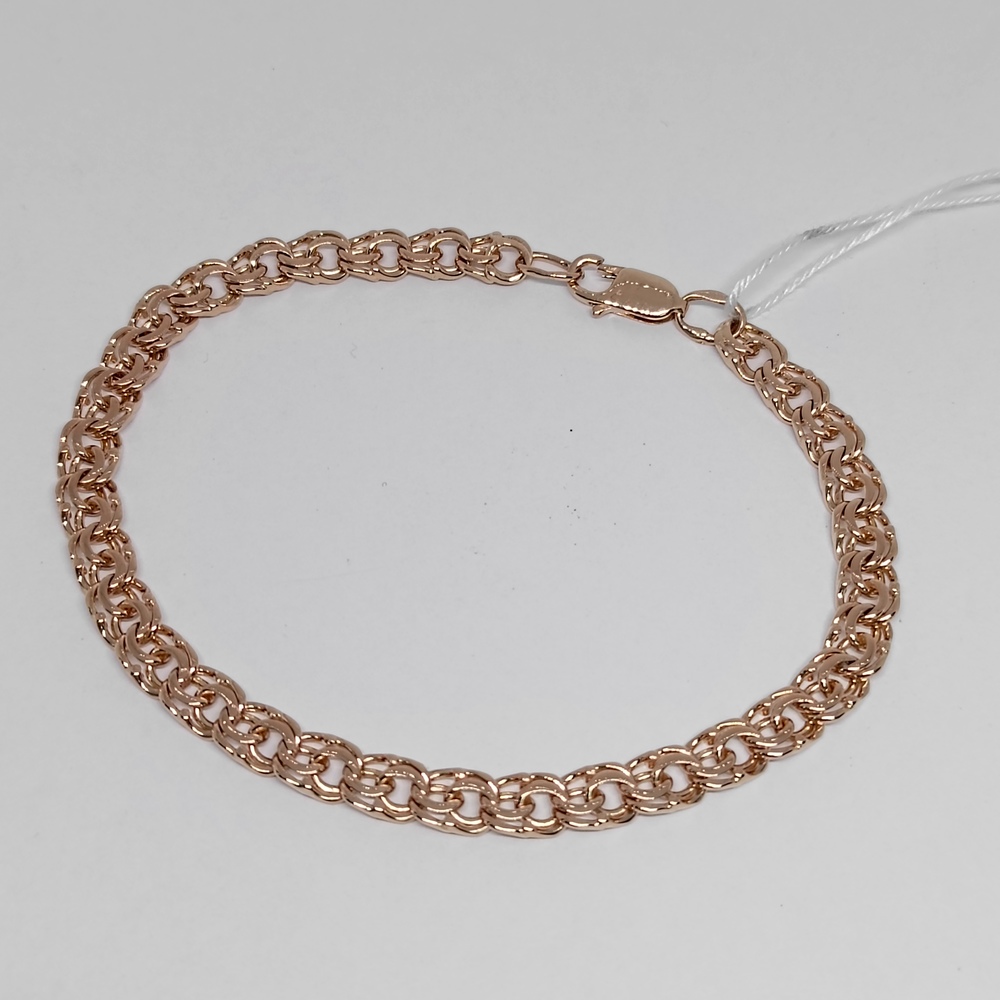 БЛБ585 БРАСЛЕТ ПОЛНОВЕСНЫЙ Бисмарк (Au 585)