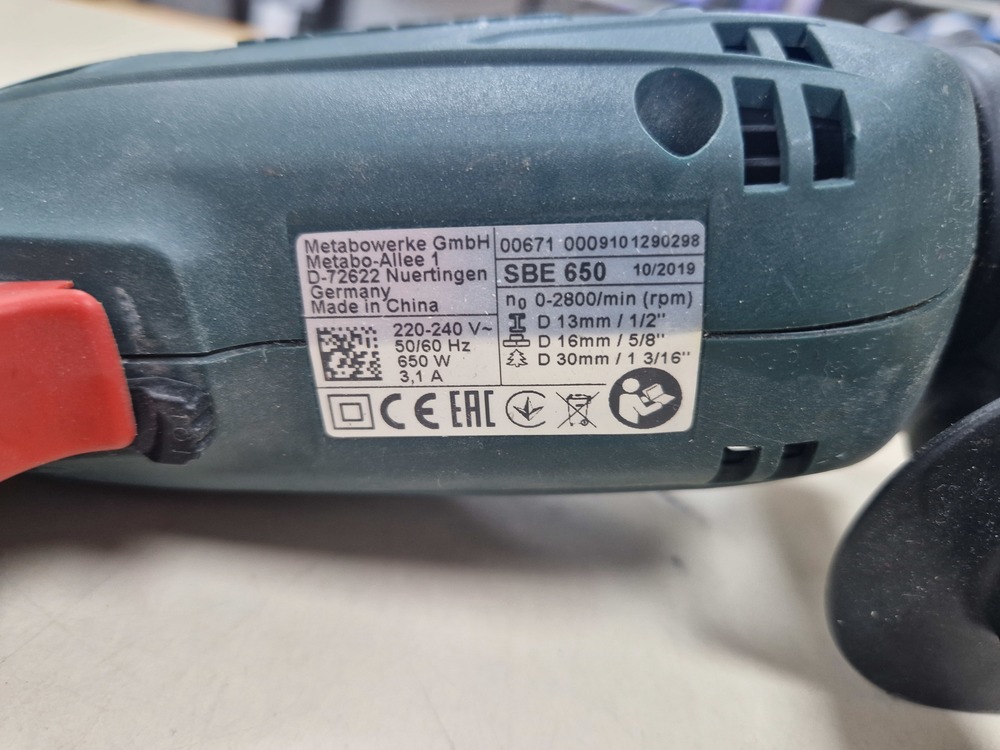 Дрель-ударная Metabo SBE 650