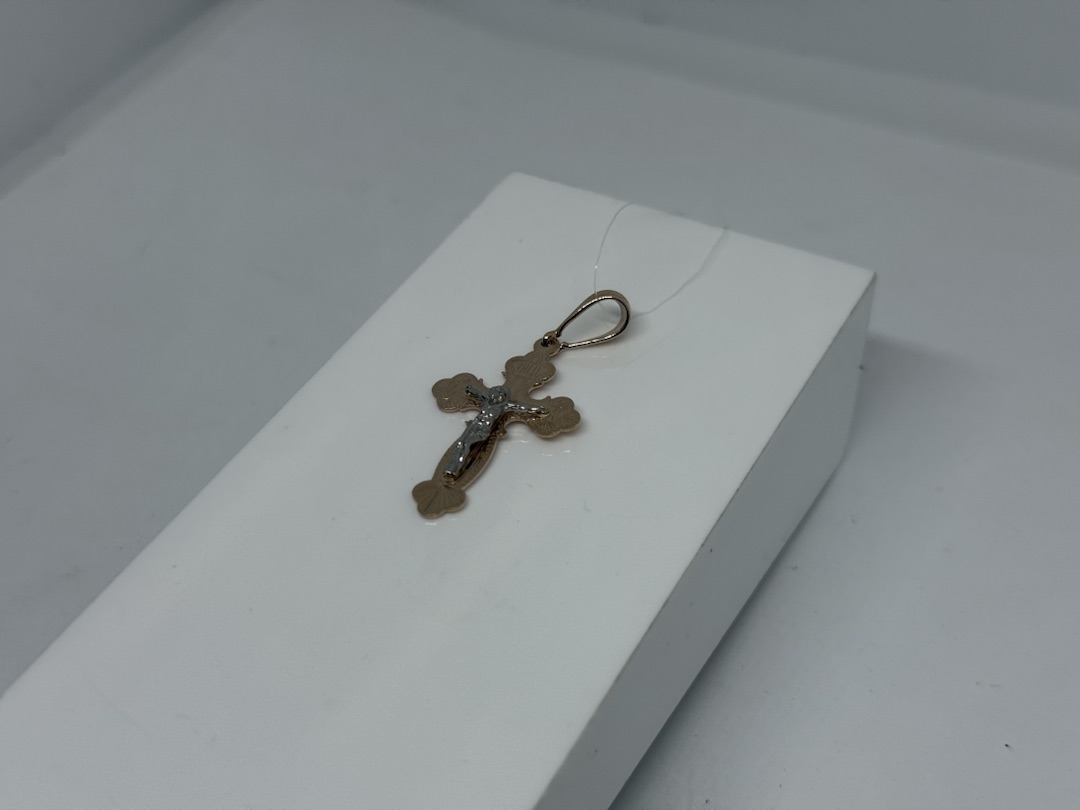 810-00014-10-00-00-02 ПОДВЕСКА КРЕСТ (Au 585)