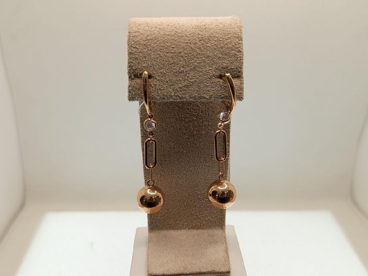 СЕРЬГИ С КАМНЕМ (Au 585)