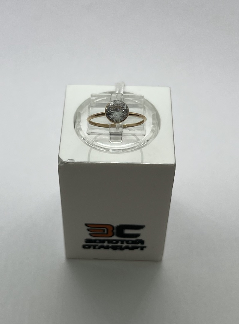 КОЛКМ585 КОЛЬЦО С КАМНЕМ (Au 585)