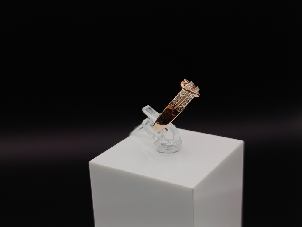 КОЛКМИ585 КОЛЬЦО С КАМНЯМИ (Au 585)