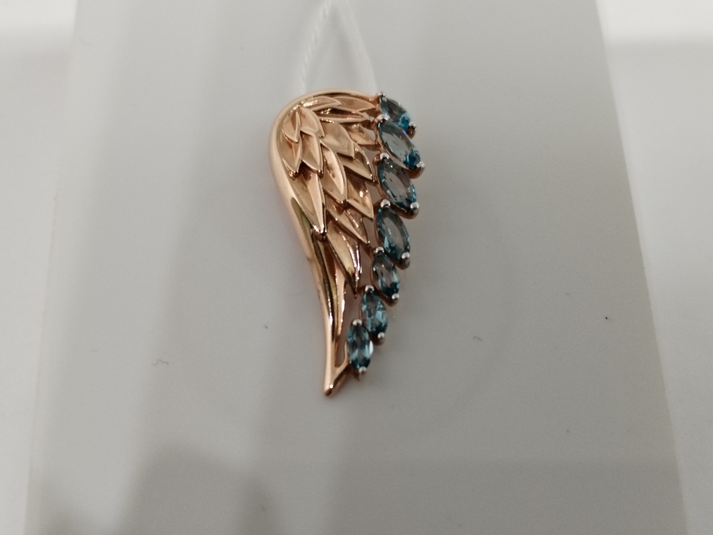 ПОДКМИ585 ПОДВЕСКА С КАМНЯМИ (Au 585)