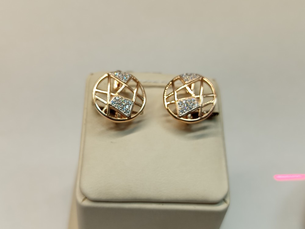 СЕРЬГИ С КАМНЯМИ (Au 585)