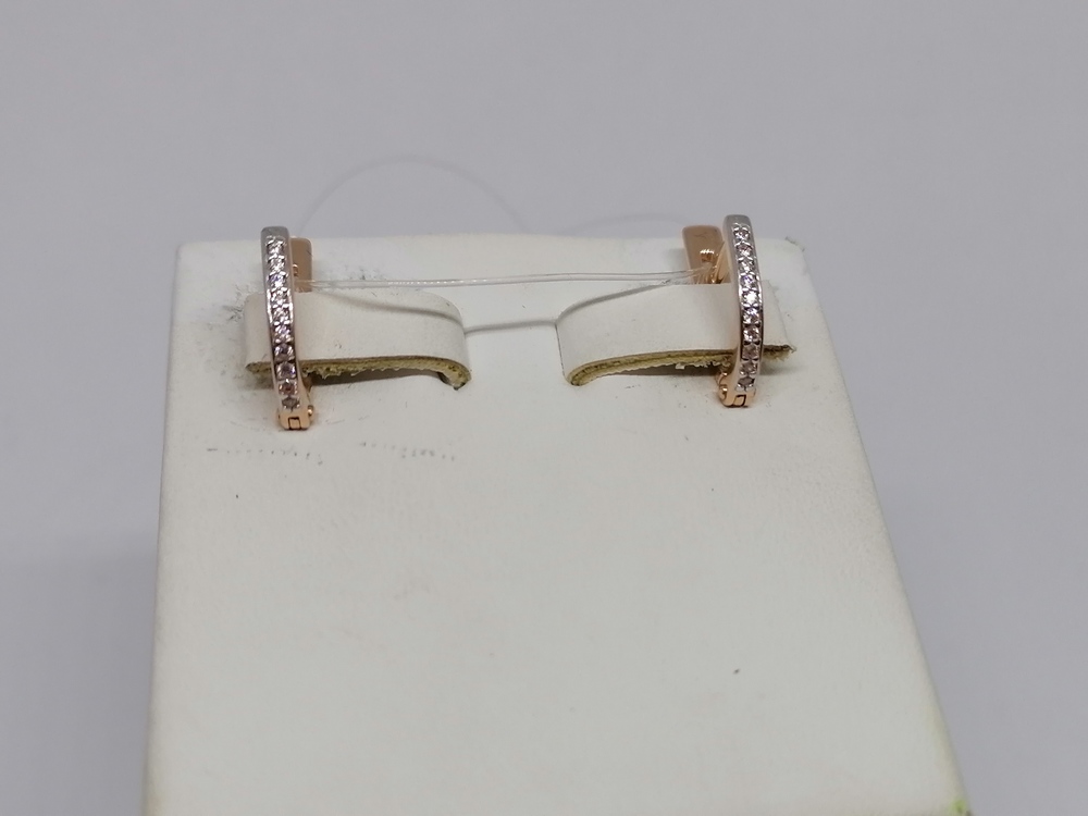 СЕРЬГИ С КАМНЯМИ (Au 585)