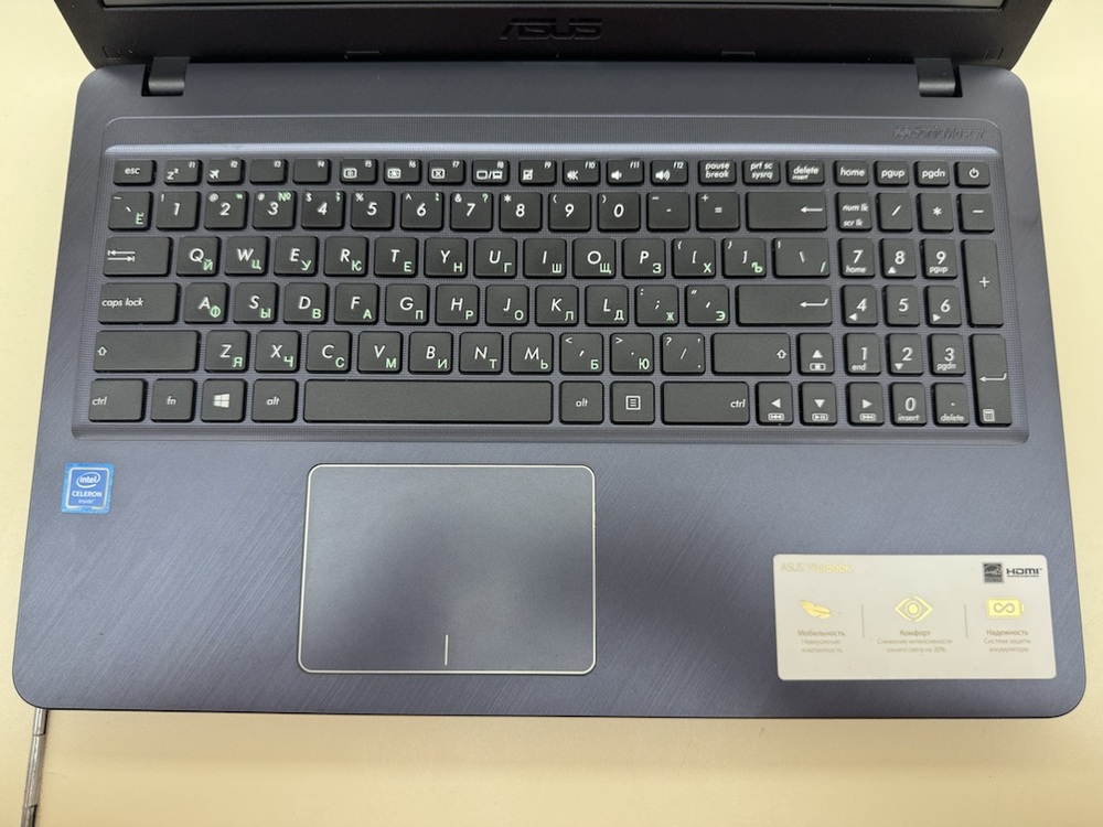 Ноутбук ASUS D543M; Pentium N5030, GeForce 605, 4 Гб, Нет, 1 Tb