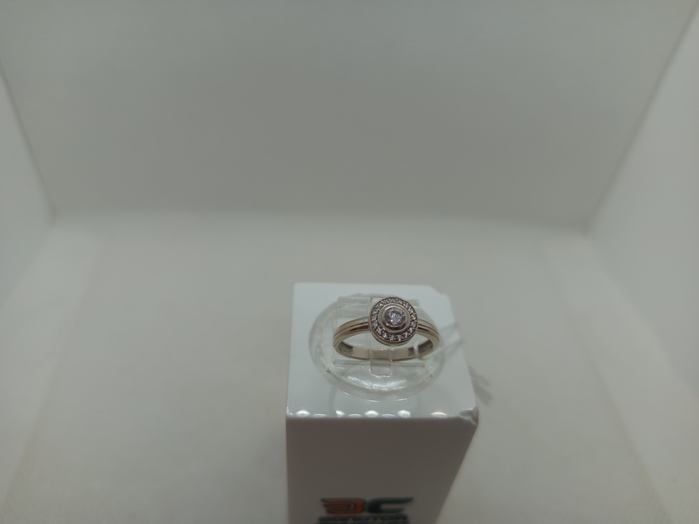 КОЛКМИ585 КОЛЬЦО С КАМНЯМИ (Au 585)