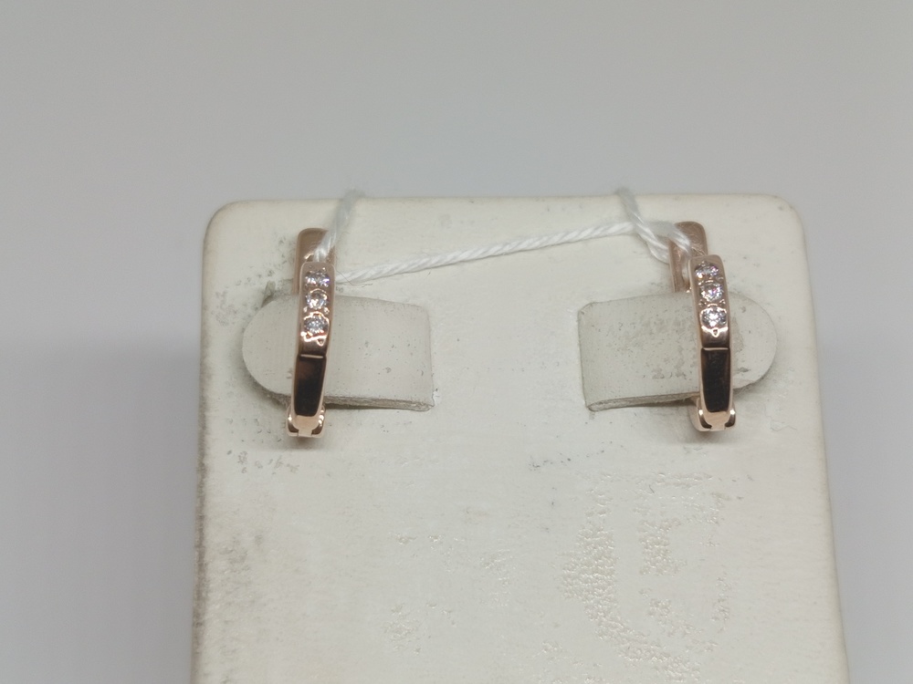 СЕРЬГИ С КАМНЯМИ (Au 585)