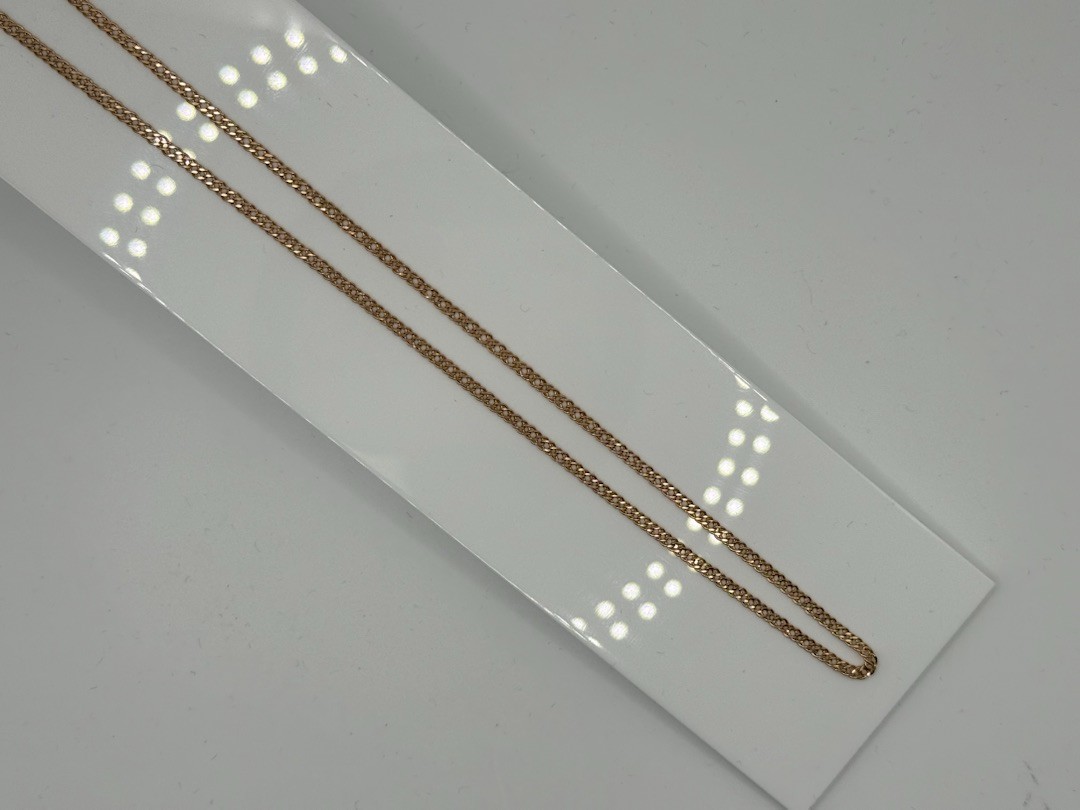 ЦПР2585 ЦЕПЬ ПУСТОТЕЛАЯ Ромб двойной (Au 585)