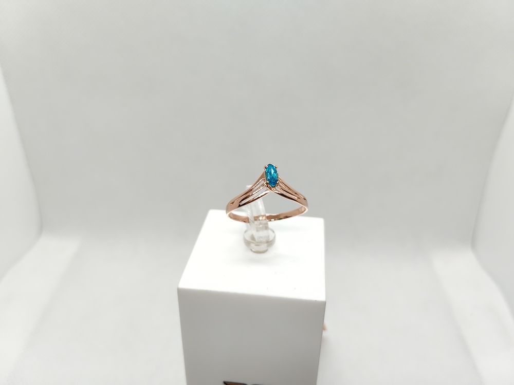 КОЛКМ585 КОЛЬЦО С КАМНЕМ (Au 585)