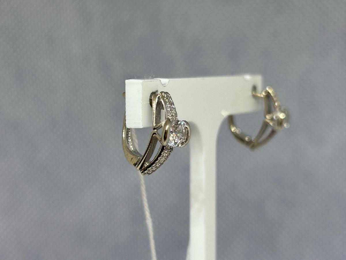 СЕРЬГИ С КАМНЯМИ (Au 585)