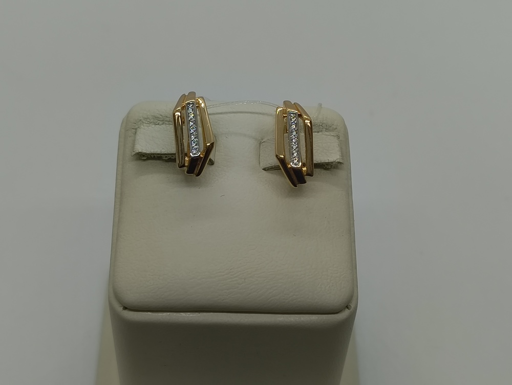 СЕРЬГИ С КАМНЯМИ (Au 585)