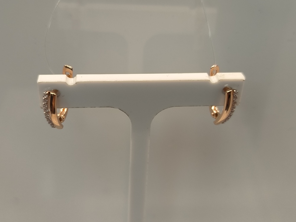 СЕРЬГИ С КАМНЯМИ (Au 585)