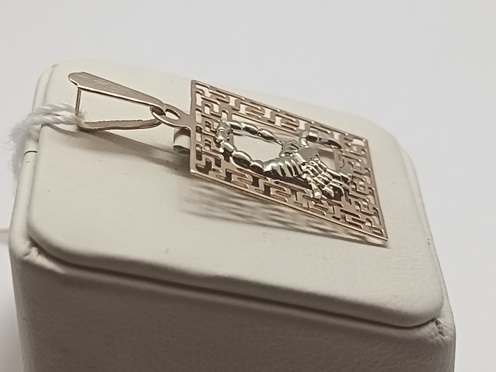 ПОДВЕСКА ЗНАК ЗОДИАКА СКОРПИОН Au 585