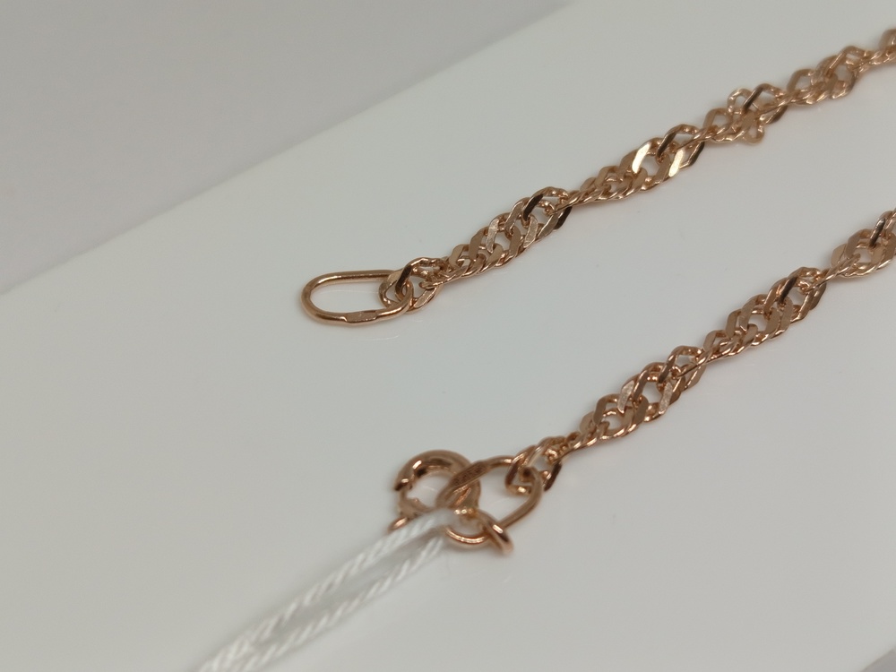 БРАСЛЕТ ПОЛНОВЕСНЫЙ Сингапур Au 585