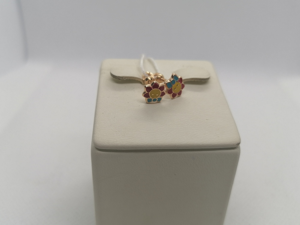 СЕРЬГИ С КАМНЯМИ (Au 585)